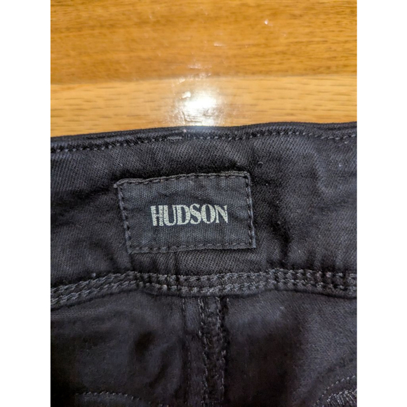 Hudson Jeans Collin Black Skinny Denim Size 31 - Picture 5 of 12